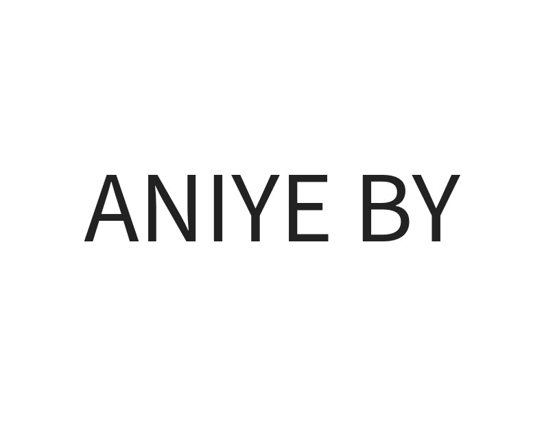 Italian fashion brand Aniye By eye logo on clothing