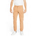 Gas - Gas Men Trousers: Beige cargo pants with side pockets and elastic ankle cuffs