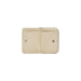 Beige leather wallet with card slots and zipper closure from Calvin Klein Jeans