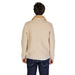 Beige sweater with collared neckline showcased from the back by Hydra Clothing