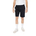 Calvin Klein Sport Men Shorts Black athletic shorts worn by person in white shirt and socks