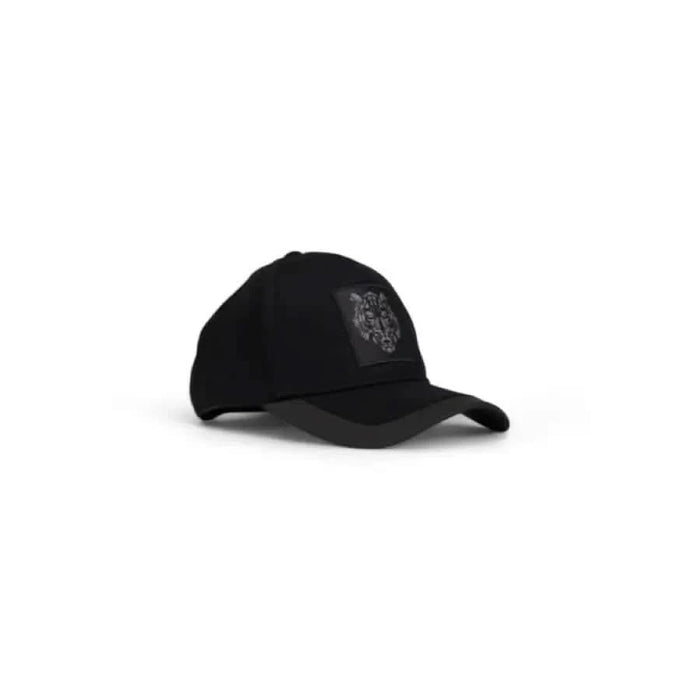 Black baseball cap with dark logo patch from Antony Morato Women Cap collection