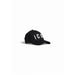 Black baseball cap with ICON text in white for the Icon Women Cap product