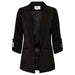 Only Women Blazer in black with top, showcasing urban city fashion and style