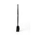 Black broom with long handle and narrow dustpan featured in Love Moschino Women Bag