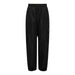 Black cargo pants with elastic cuffs and side pockets by Only Women Trousers