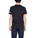 Black cotton t-shirt back view from Emporio Armani Underwear Men T-Shirt collection