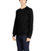 Black crew neck sweater with long sleeves from Hamaki-ho Men Knitwear collection