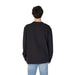 Black crewneck sweatshirt displayed from behind in Calvin Klein Jeans collection