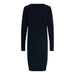 Fall winter product - Jacqueline De Yong black dress with long sleeve and slit.