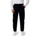 Armani Exchange Men Trousers black dress pants with white shirt and white sneakers