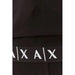 Black Armani Exchange women’s sweatshirt featuring A|X A|X text on the waistband