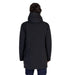 Black hooded winter coat viewed from the back in Peuterey Men Jacket collection