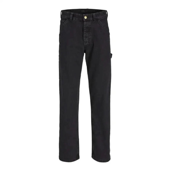 Jack & Jones men’s black jeans button detail urban style clothing