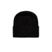 Black knit beanie with folded cuff from Calvin Klein Men Cap collection