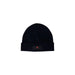 Black knit beanie hat featuring a small logo from Peuterey Women Cap collection