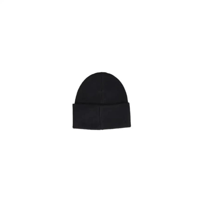 Black knit winter beanie from Antony Morato Men Cap for stylish cold-weather warmth