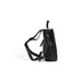 Black leather backpack with straps and zipper closure from Desigual Women Bag