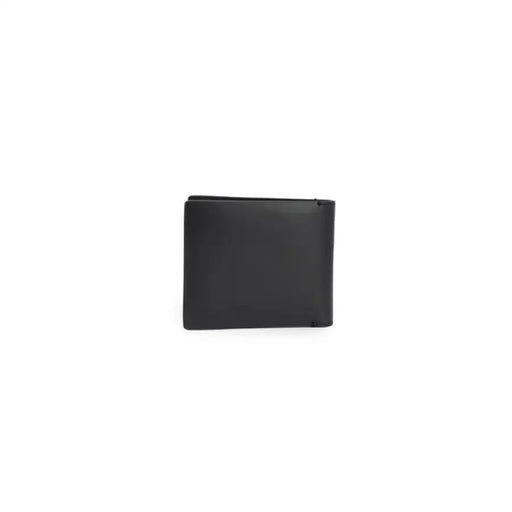 Black leather bifold wallet featured in Calvin Klein Men Wallet collection