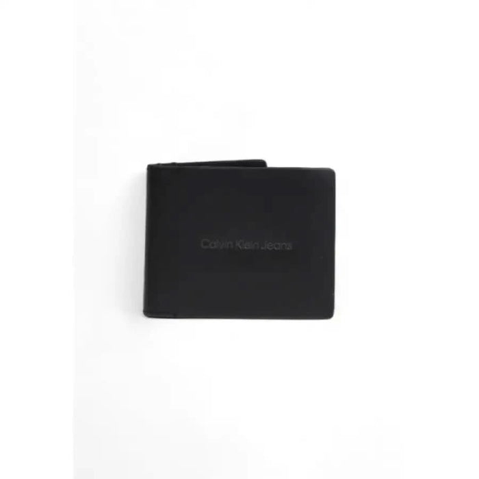 Black leather Calvin Klein wallet from the Calvin Klein Men Wallet collection