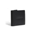 Black leather Calvin Klein wallet with embossed logo displayed in Calvin Klein Men Wallet