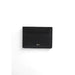 Black leather Boss - Boss Men Wallet card holder with subtle colored accents