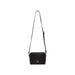 Black leather crossbody bag featuring CK logo from Calvin Klein Jeans Women Bag collection