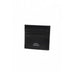 Sleek Black Leather Guess Card Holder for Men with Multiple Slots from Guess Men Wallet Collection