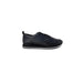 Black leather sneaker with white sole and lace-up design by Calvin Klein Men Sneakers