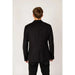 Black suit jacket viewed from the back for Armani Exchange Men Blazer