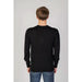 Black Liu Jo Men’s Knitwear: Long-sleeved, round neck sweater with a round neckline