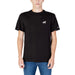 Black T-shirt with a small logo on the chest from Tommy Hilfiger Jeans Men T-Shirt collection