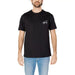 Black T-shirt with ’Tommy’ logo on chest from Tommy Hilfiger Jeans Men’s collection