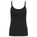 Urban city style black tank top with spaghetti straps - Only Women Undershirt