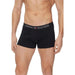 Black Tommy Hilfiger boxer briefs on a male torso in Tommy Hilfiger Men Underwear product