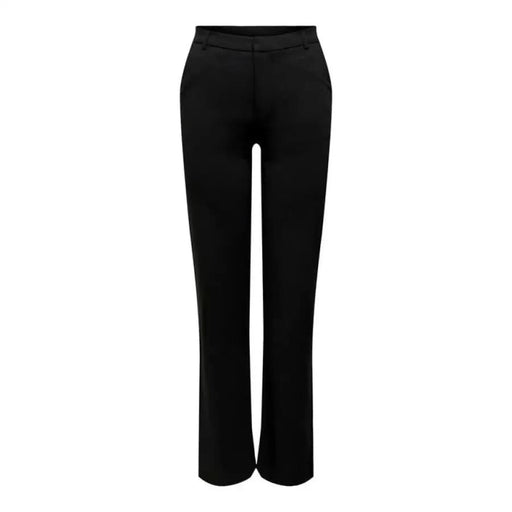 Jacqueline De Yong black high waist stretch trousers for women