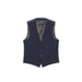 Antony Morato men gilet featuring urban style clothing with a sleek black vest and grey stripe