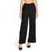 Black wide-leg dress pants with high waist from Rinascimento Women Trousers collection