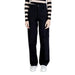 Black high-waist wide-leg trousers from Street One for women’s fashion