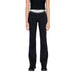 Black yoga pants with white striped waistband from Guess Active Women Trousers