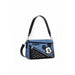 Blue and black Disney Mickey Mouse handbag by Desigual with sparkly accents and zipper