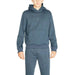 Blue Calvin Klein Sport sweatshirt featuring embossed branding on the chest