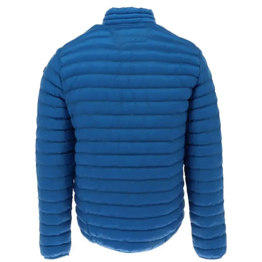 Blue quilted puffer jacket with horizontal stitching from Ciesse Piumini Men Jacket