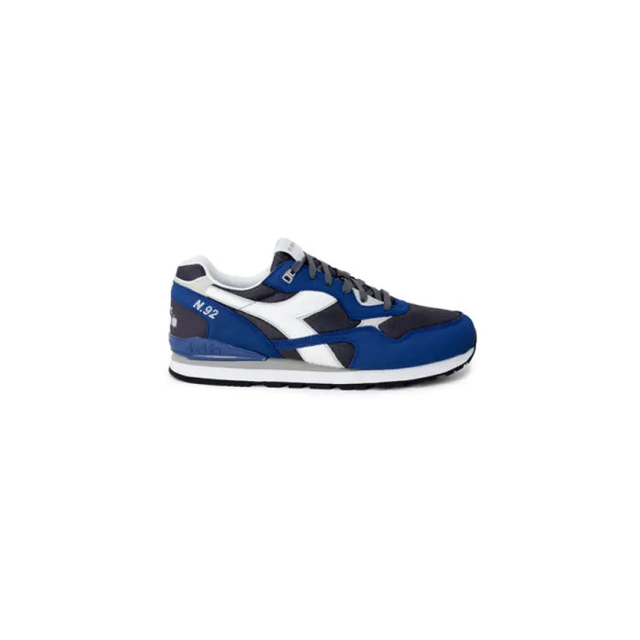 Blue, white, and black Diadora Men Sneakers featuring a distinctive side logo