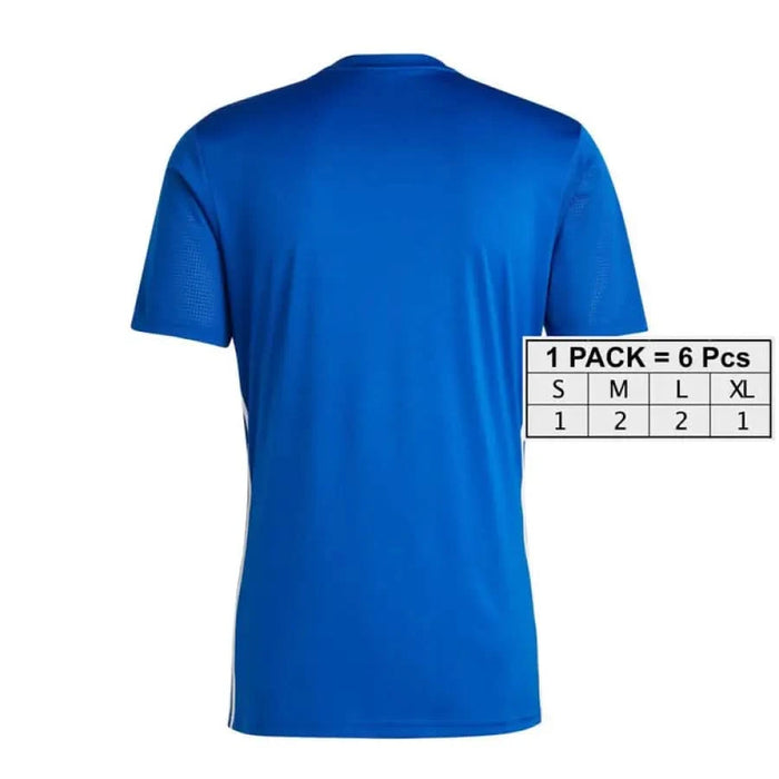 Adidas Men’s Bright Blue Short-Sleeved Crew Neck T-Shirt