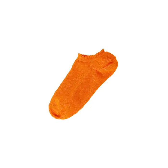 Bright orange ankle sock from Pieces Women Underwear collection