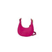 Bright pink crescent-shaped handbag with shoulder strap from Pinko Women Bag collection