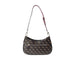 Brown patterned Guess Women Bag with a thin strap and elegant gold hardware