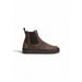 Brown suede Chelsea boot with thick rubber sole from Antony Morato Men Boots