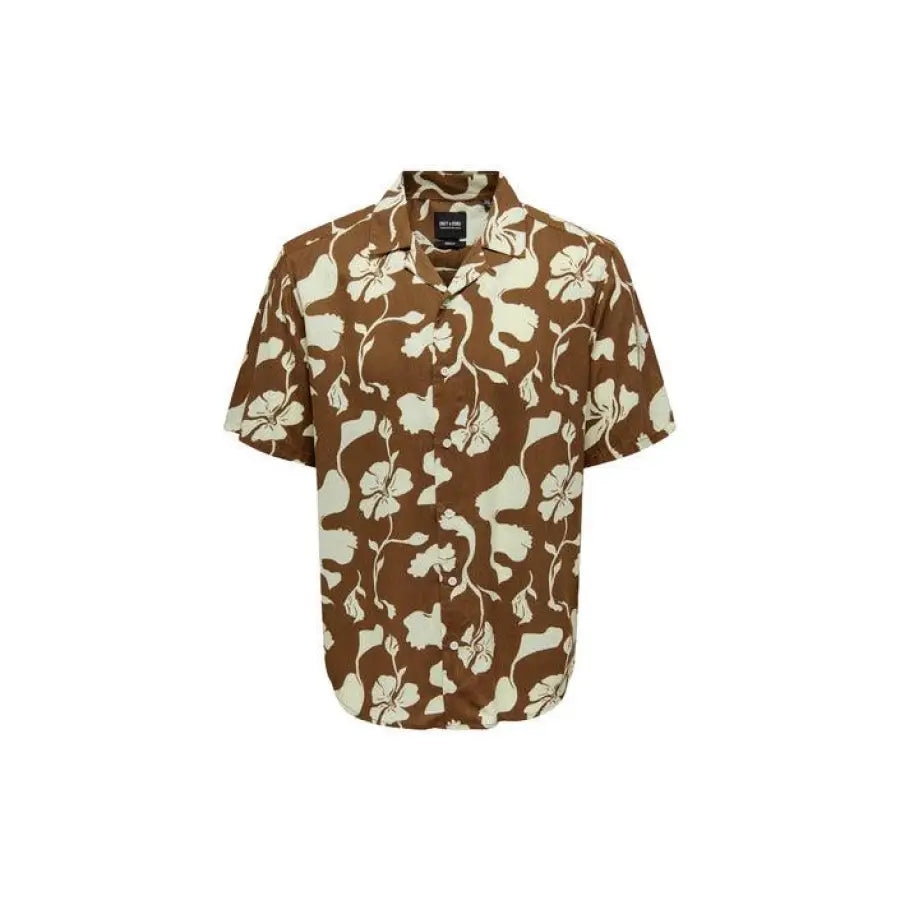 
                      
                        Only & Sons - Men Shirt - brown / XS - Clothing Shirts
                      
                    